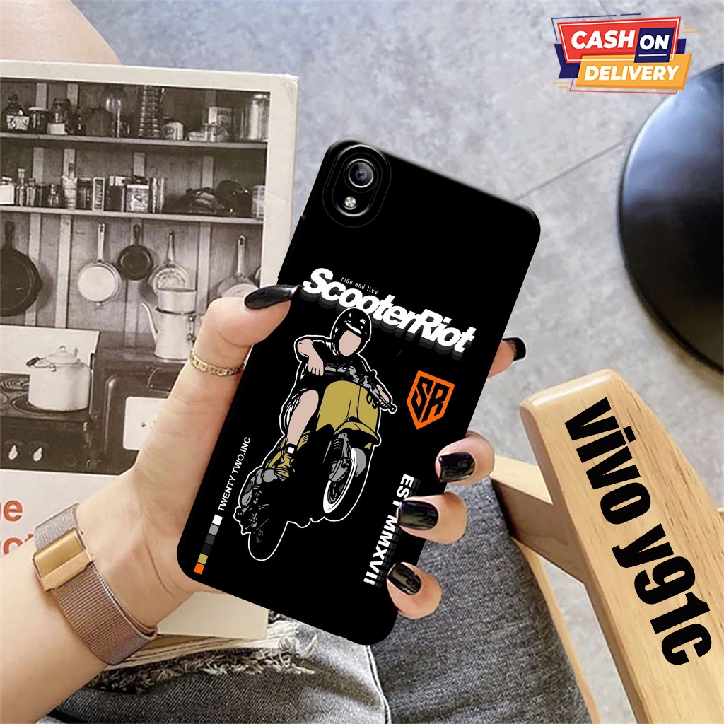 VIVO Y91C  - Softcase VIVO Y91C - Case Pro Camera VIVO Y91C - VESPA Case - Casing Hp VIVO Y91C - Cas