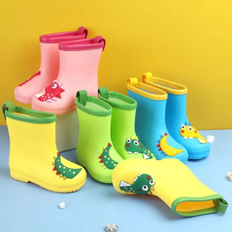 KODE Y88S DINOSAUR Rain BOOTS Sepatu boot anak anti air top good ok