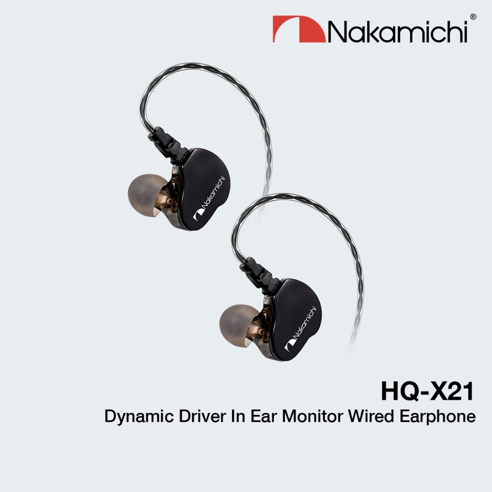 KODE N2P2 Nakamichi HQX21 Dual Dynamic Driver In Ear Monitor Wired Earphone Mic