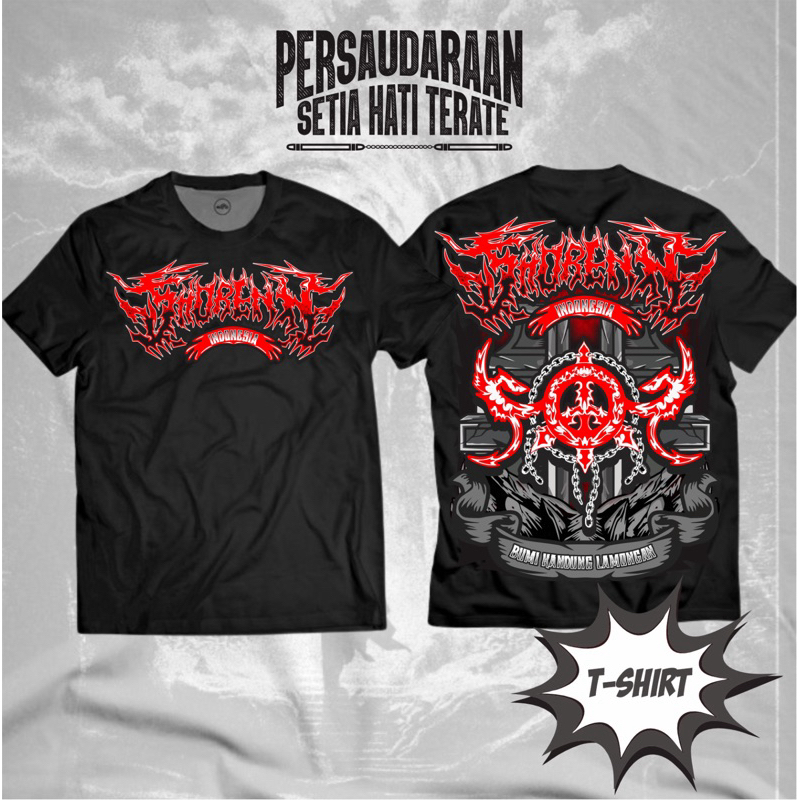 Kaos PSHT Shorenk Indonesia Bumi Kandung Lamongan Desain Terbaru Sablon Premium
