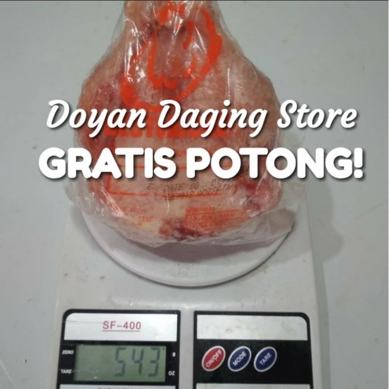 

Daging Ayam Broiler Karkas Frosen Utuh 0,6 - 0,7 / 600ons - 700ons