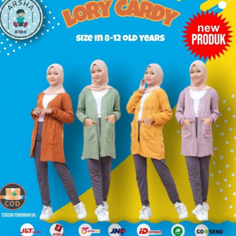 KODE H63U cardigan rajut anak perempuan kardigan rajut anak perempuan 12 tahun tanggung cardigan bel