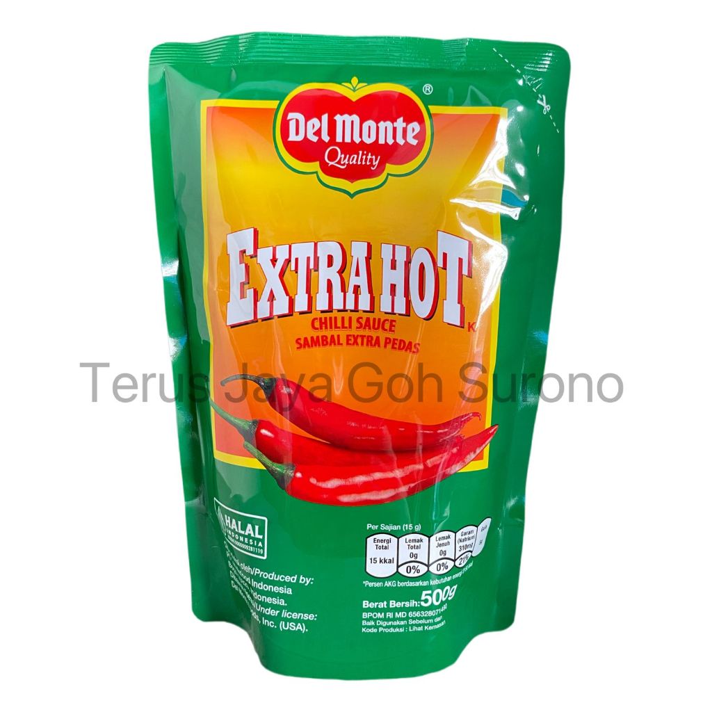 

Del Monte Extra Hot Chili Sauce 500gr Pouch