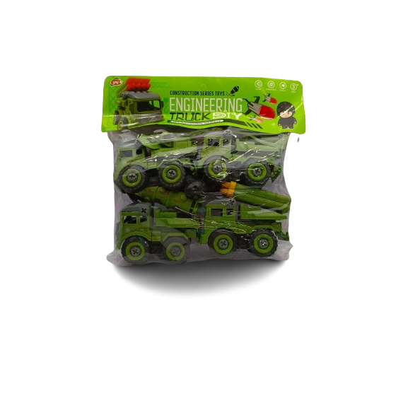 Mainan Anak DIY Truck Tentara / Military / Fire Truck Pemadam