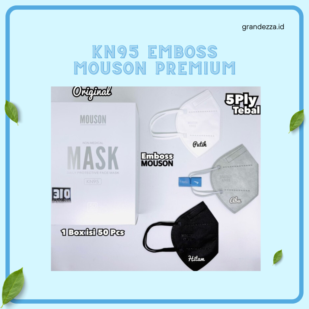 KN95 Emboss Mouson Premium Mask Top Protection