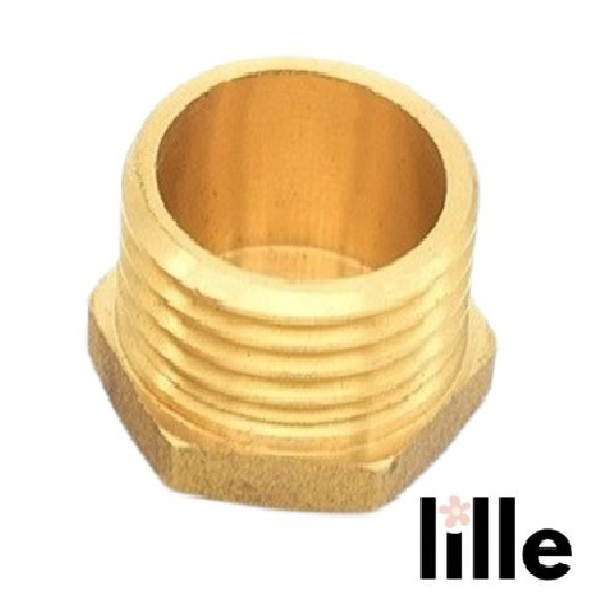 Plug Kuningan Dop Cap Drat Luar Tutup Pipa Keran Air