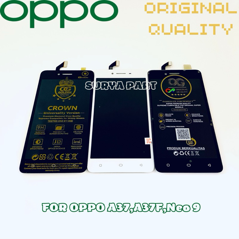 [ORIGINAL] QUALITY LCD OPPO A37 / A37F / NEO 9 FULLSET