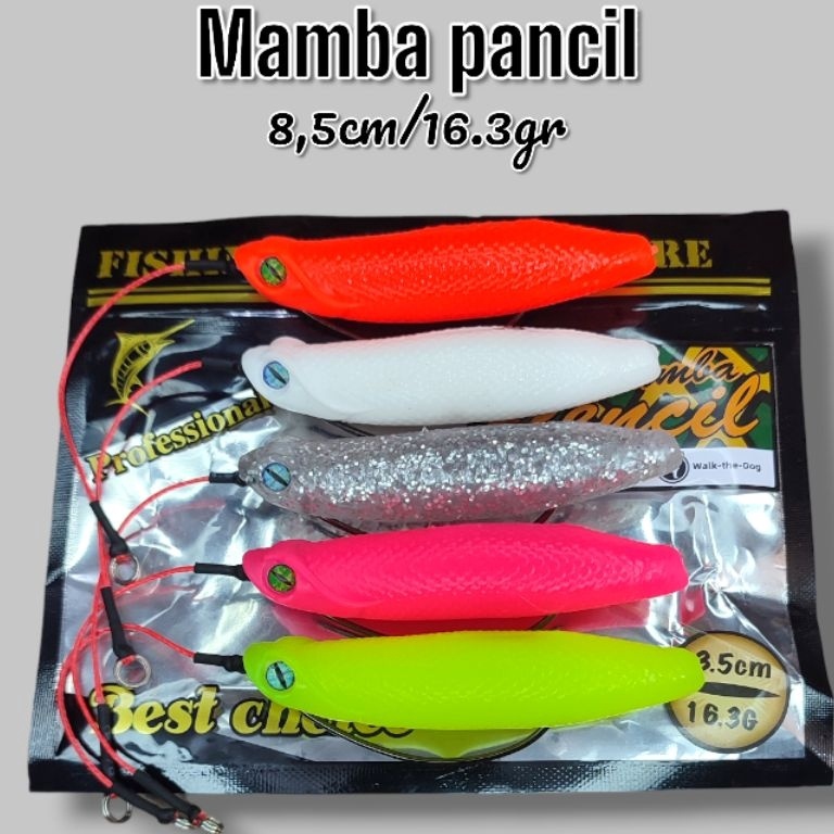 SOFT LURE WTD MAMBA PENCIL 85CM SEKIPPING UMPAN TOMAN UMPAN CASTING KODE W2M5