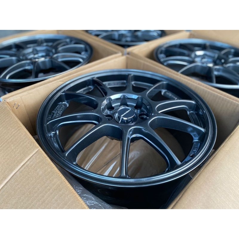 velk wedsport R16 dobel pcd 4×100/114 kondisi baru