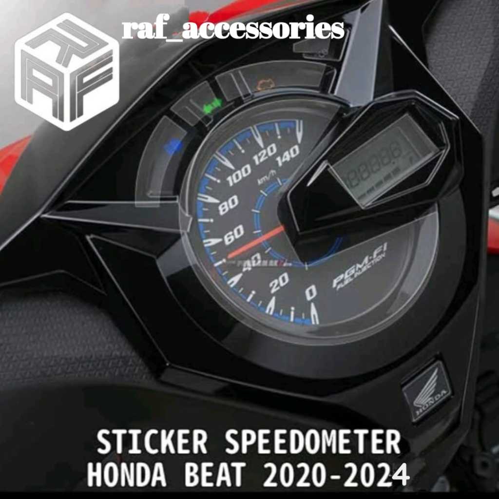 Stiker Speedometer Anti Gores Pelindung Speedometer motor Beat Esp Deluxe fi 2016-2019 Dan 2020-2024