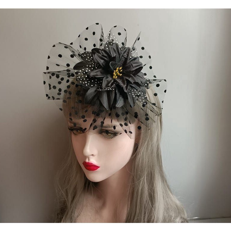 KODE Y96X TOP6 Jepit bunga bahan kain untuk aksesoris kepala pesta pengantin wedding accessories aks