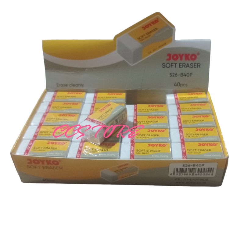 

Joyko Stip Penghapus Karet Pensil Kecil Warna Putih