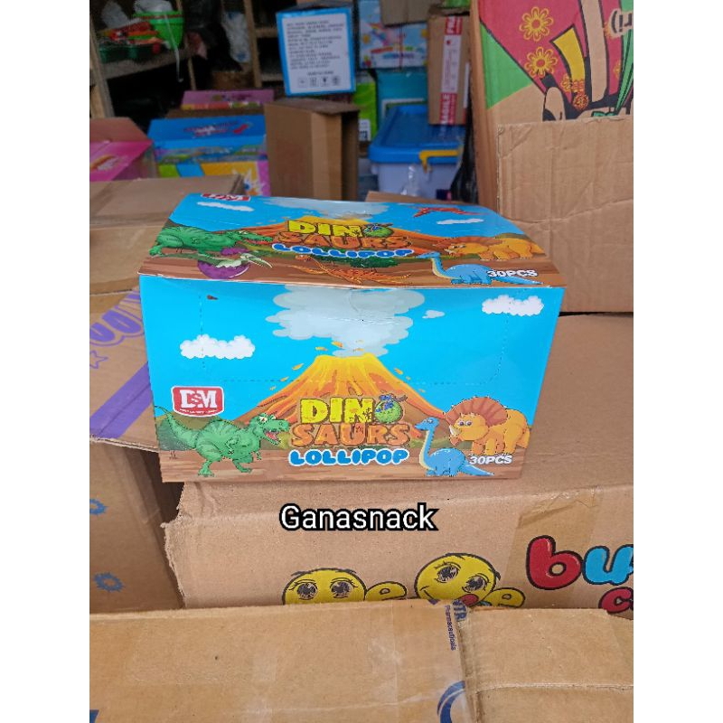 

PERMEN JELLY LOLLIPOP DINO ISI 30 PCS