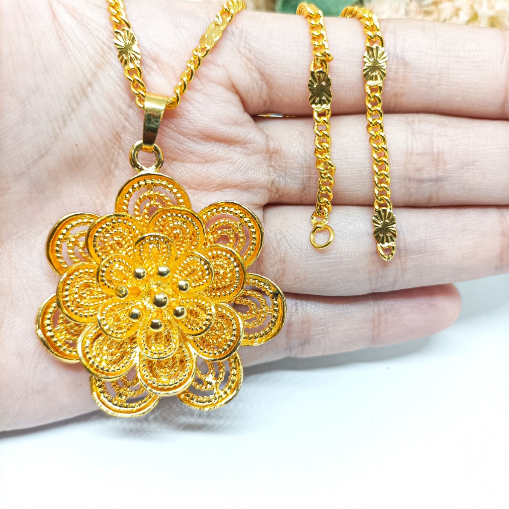 Terbaru Import Kalung Liontin Panjang 45cm Elegant Fashion Mewah Kendari Perhiasan Aksesoris Mirip E