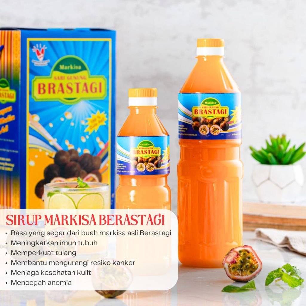 

Sirup Markisa Berastagi Sari Gunung - Segar Asli Pegunungan - 500mL