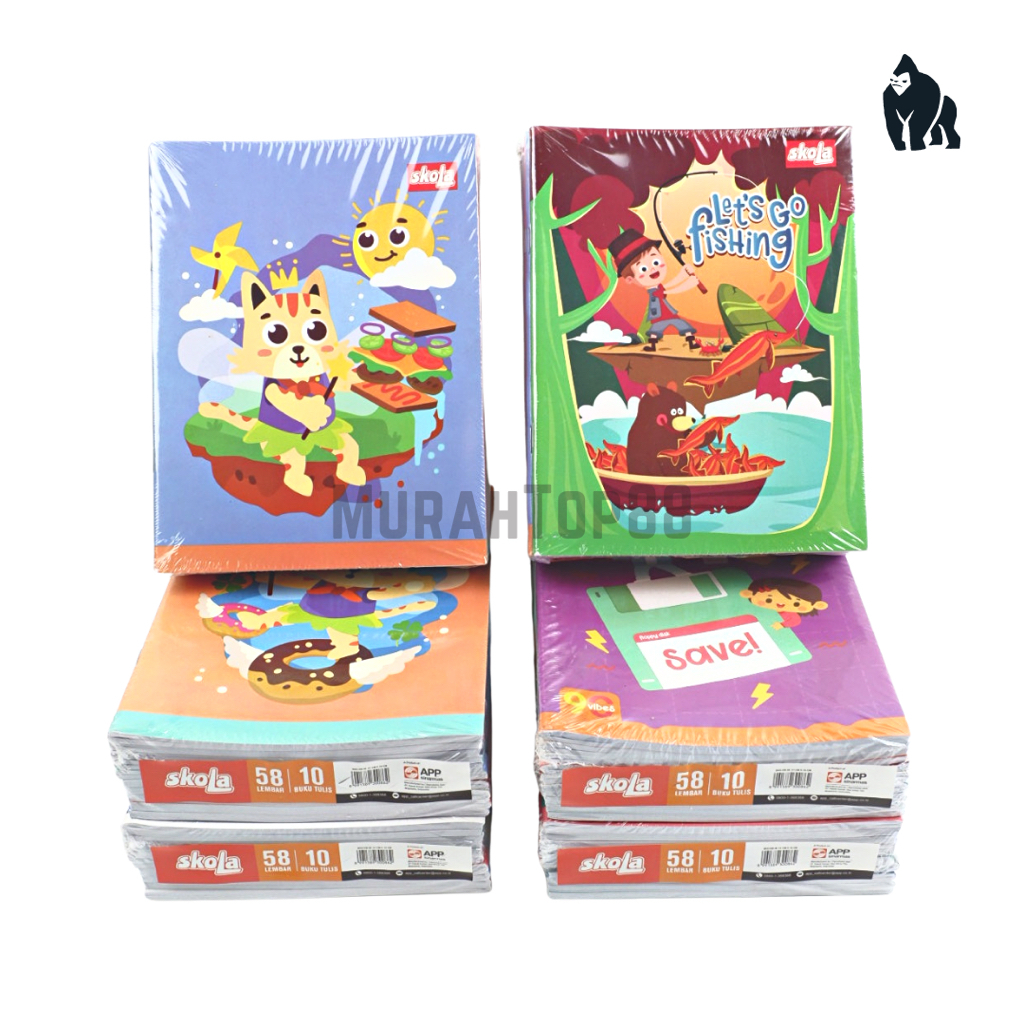 

Buku Tulis Sidu Isi 58 Lembar/10 pcs Buku Catatan Sekolah Sinar Dunia A5 Quarto