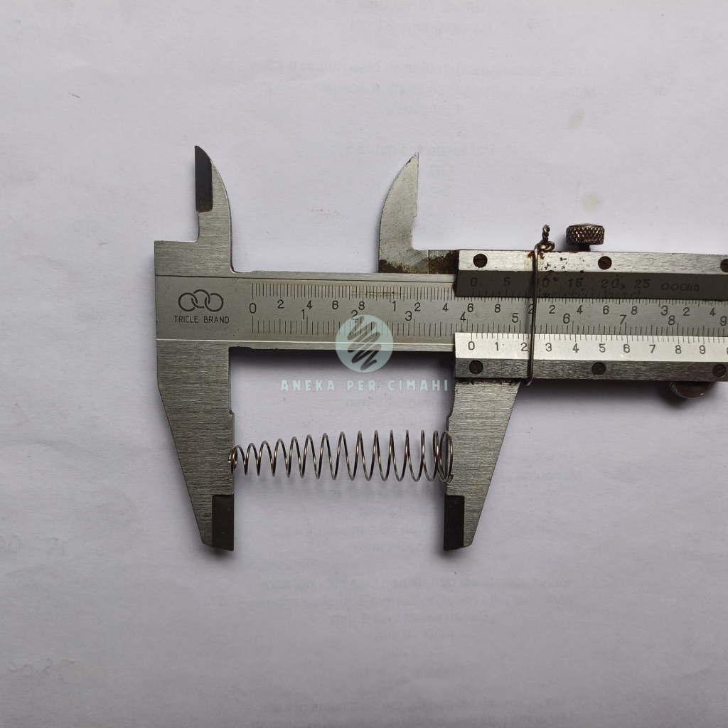 Per Spring Kerucut 0,5mm Stainless Panjang 4cm