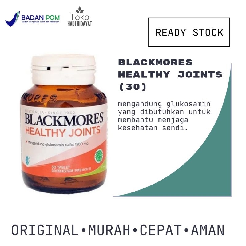 Blackmores Healthy Joints 30 Tablet / Glucosamine Sulfate - BPOM Kalbe