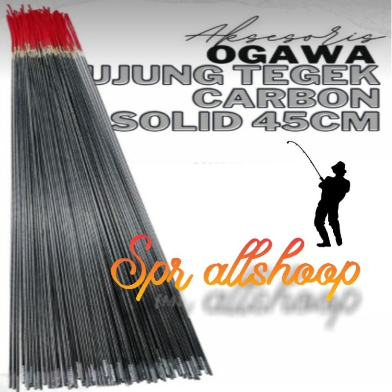 UJUNG TEGEK CARBON 45 CM//UJUNG JORAN TEGEK CARBON 45 & 50 CM