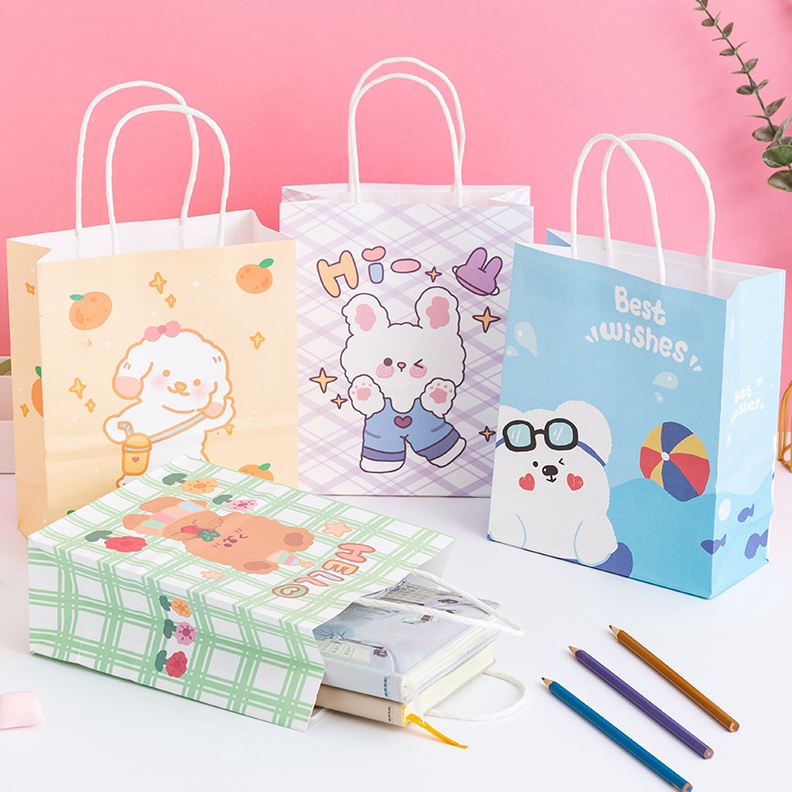 

HOT PRODUK APEN Paperbag Karakter Kartun Beruang Lucu Goodie Bag Kado Motif Rabbit Bear Tas Jinjing Serbaguna Bingkisan Hadiah Hampers Ulang Tahun Barang Unik Murah Lucu