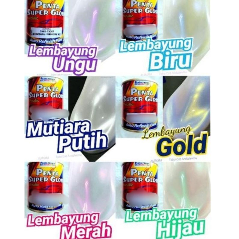 CAT MUTIARA LEMBAYUNG | LEMBAYUNG PUTIH | LEMBAYUNG HIJAU | LEMBAYUNG MERAH | LEMBAYUNG UNGU | LEMBA