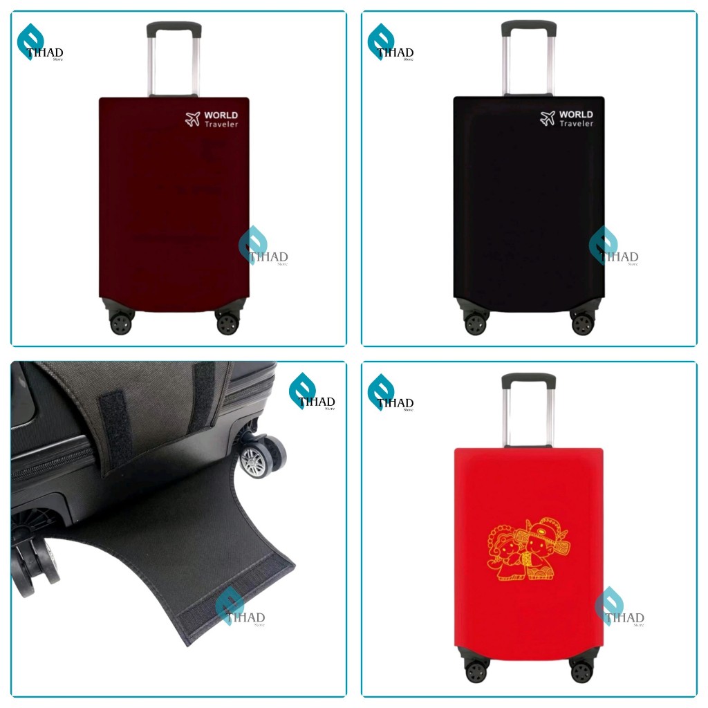 Sarung Koper 24inch Travelmate Cover Pelindung Luggage WorldTravel