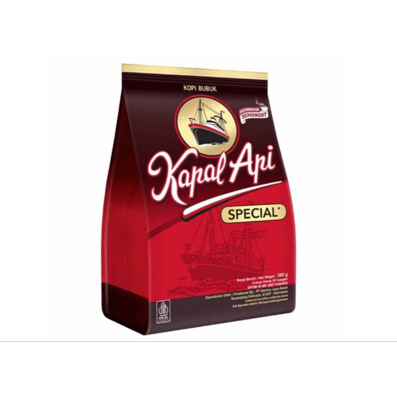 

kapal api merah bubuk special 380 gr