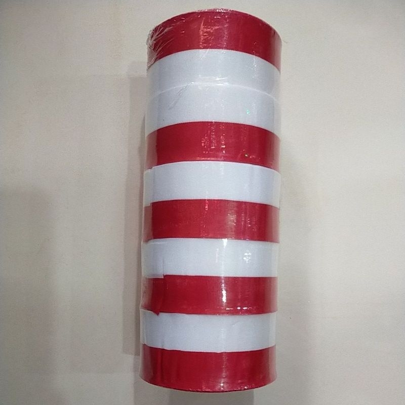

hiasan dekorasi aksesoris Pita kain merah putih/pita Bendera 1 1/2 INCH