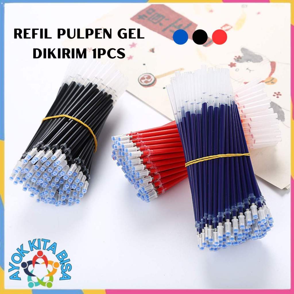 

AKB Refill Tinta Pulpen Gel Tinta Pena cair Isi Ulang 0.5mm Tinta Pulpen Warna Biru Hitam Merah Isi Ulang Pulpen Gel t Murah