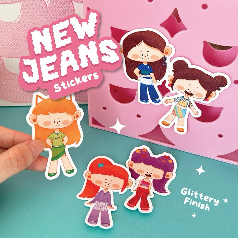 

Thetinytinkers - New Jeans Die Cut Stickers