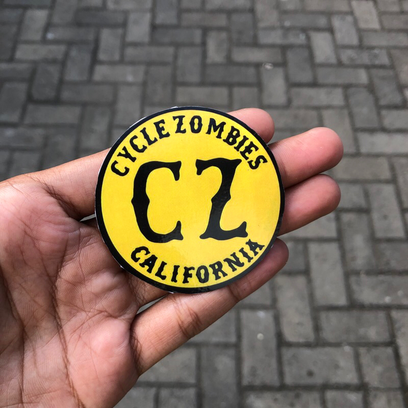 

Sticker Cycle Zombies California Logo Yellow