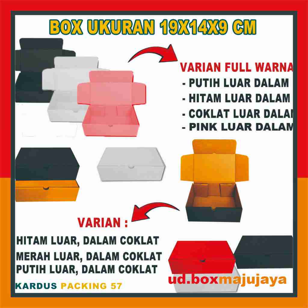 

Box 19x14x9 Cm / Box Lipat Depan / Box Hampers