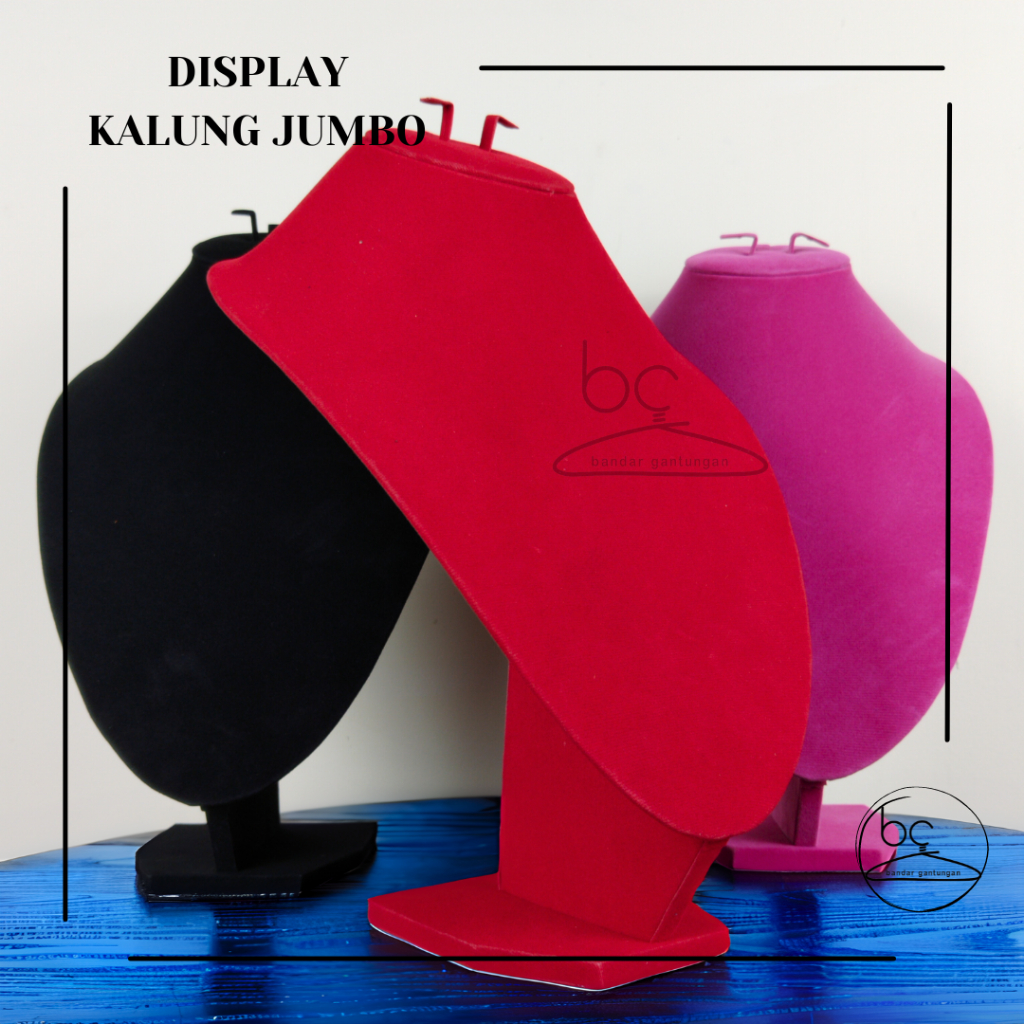 Display Kalung Jumbo Tempat Kalung Stand Kalung Manekin Leher Display Pajangan Pajangan Perhiasan Ka