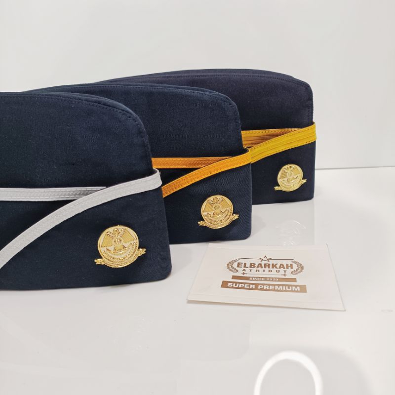 Topi Peci Bivakmut Dishub Cewe Cowo Golongan 2A-2D, 3A-3C, 3D-4B Ukuran 54 55 56 57 58 59 60