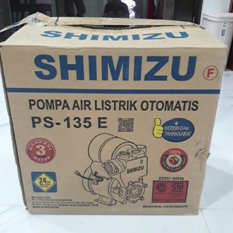 SHIMIZU POMPA AIR LISTRIK. BARU 
