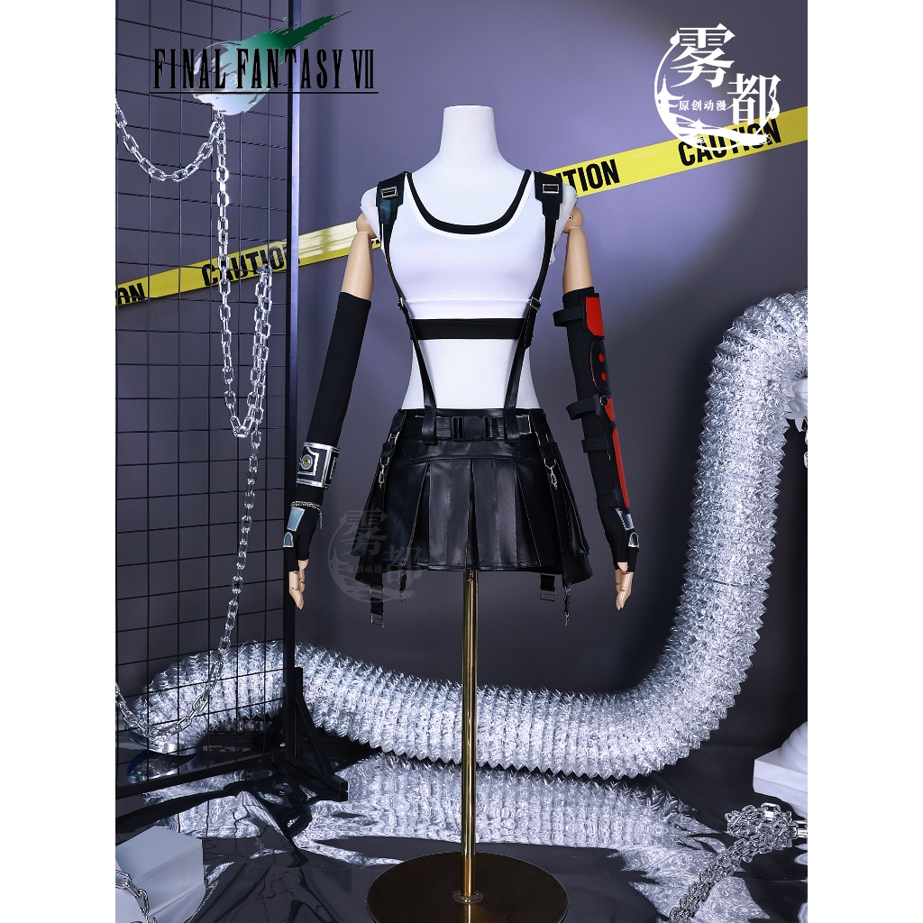 【wudu】 Final Fantasy cosplay Tifa Lockhart cosplay costume and Tifa Lockhart shoes