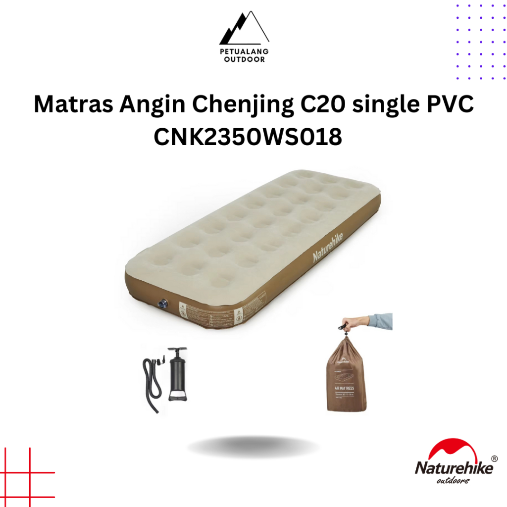 Naturehike CNK2350WS018 Matras Angin Chenjing C20 single Pvc