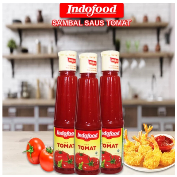

Indofood Saus Pedas Saus Tomat Botol