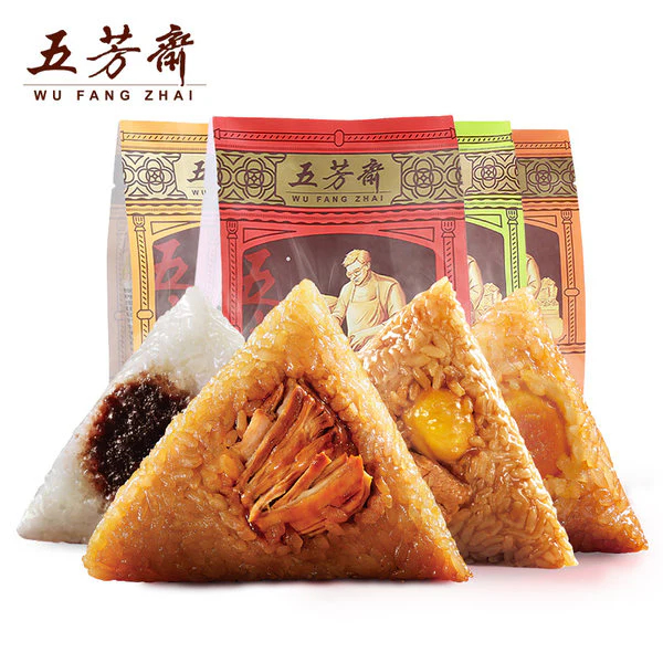 

Wufangzhai Pangsit nasi babi kuning telur 280g/Pangsit nasi babi Lezat 200g/Pangsit Nasi Daging Babi dan Kastanye 200g