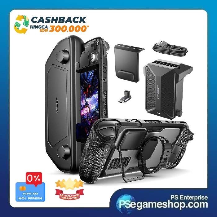 JSAUX PC0104 ModCase for Steam Deck with Cooling Fan / cooler