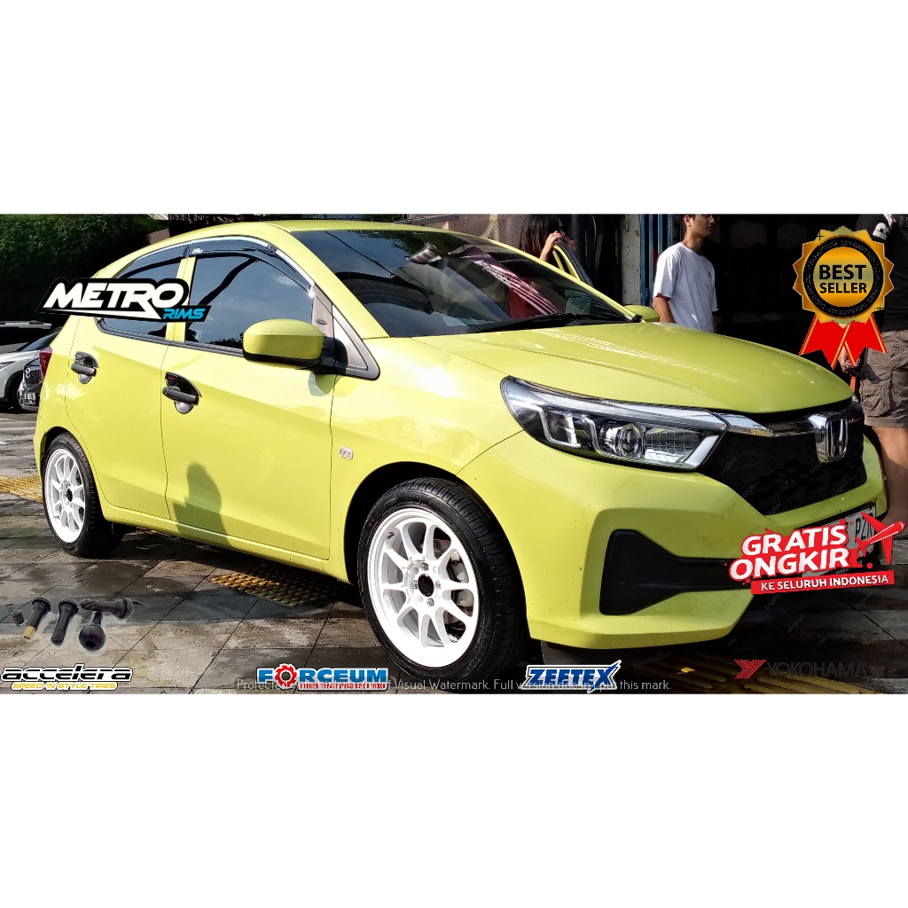 VELG RACING HSR DL RING 16 PAKET GANTENG MOBIL AGYA AYLA BRIO JAZZ