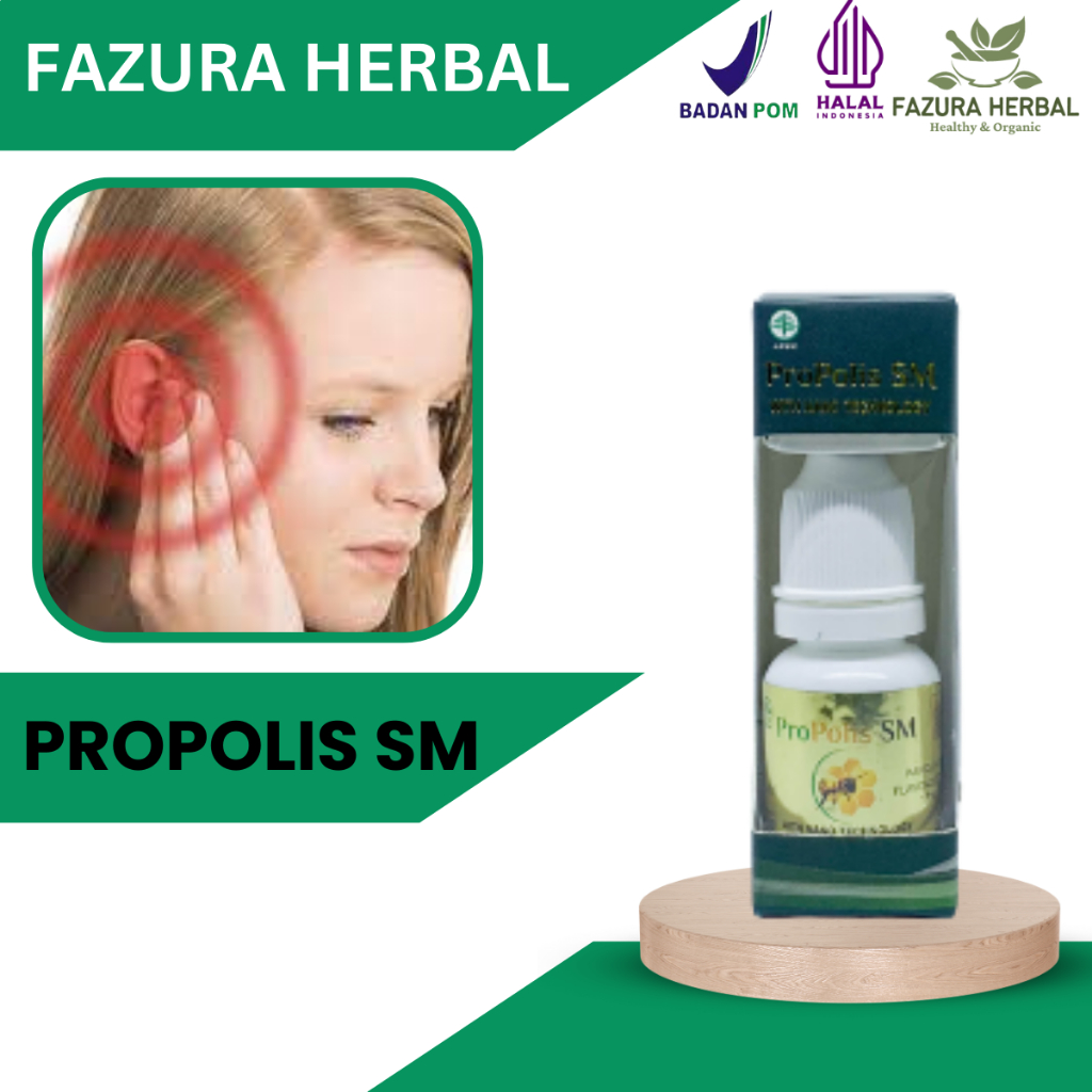 Propolis SM - Obat Telinga Berdengung, Obat Telinga Tersumbat, Obat Telinga Berair, Obat Telinga, Ob