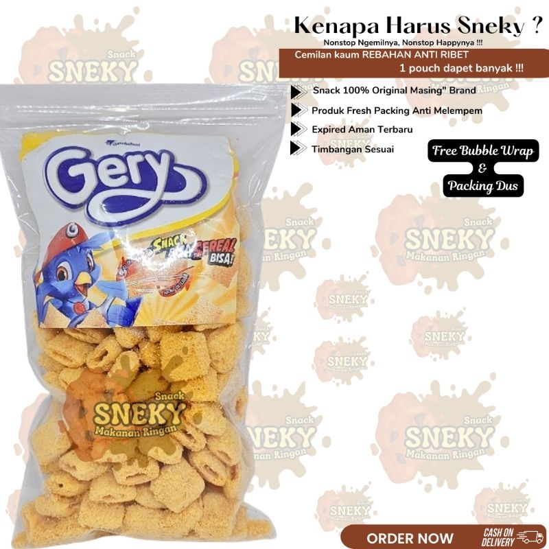 

Gery Sereal Bantal Coklat/Keju Snack Repack Kiloan