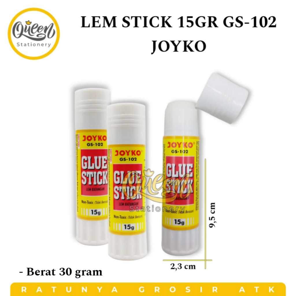 

1 PCS LEM STICK 15GR GS-102 JOYKO GLUE STICK PEREKAT KERTAS / LEM MURAH ( 010321)