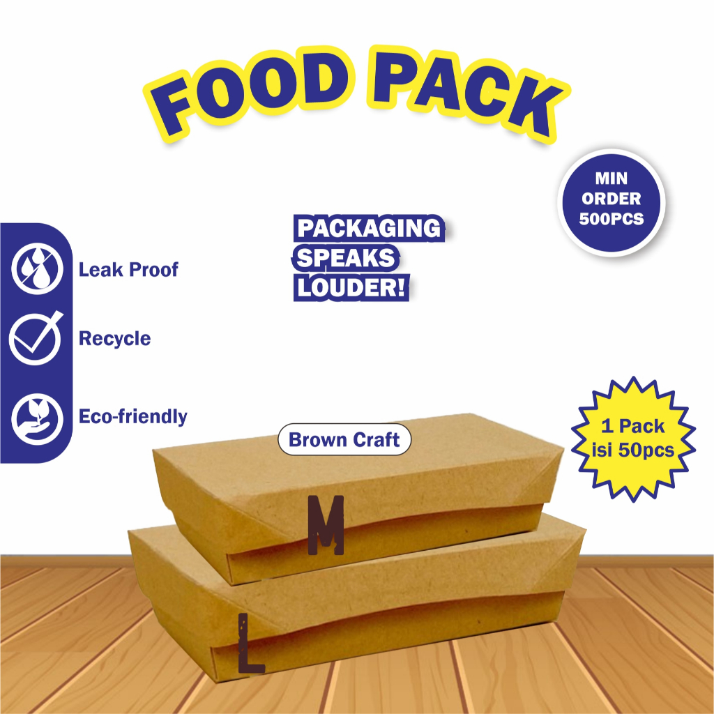 LUNCH BOX / PAPER KRAFT / BROWN KRAFT / CUSTOM