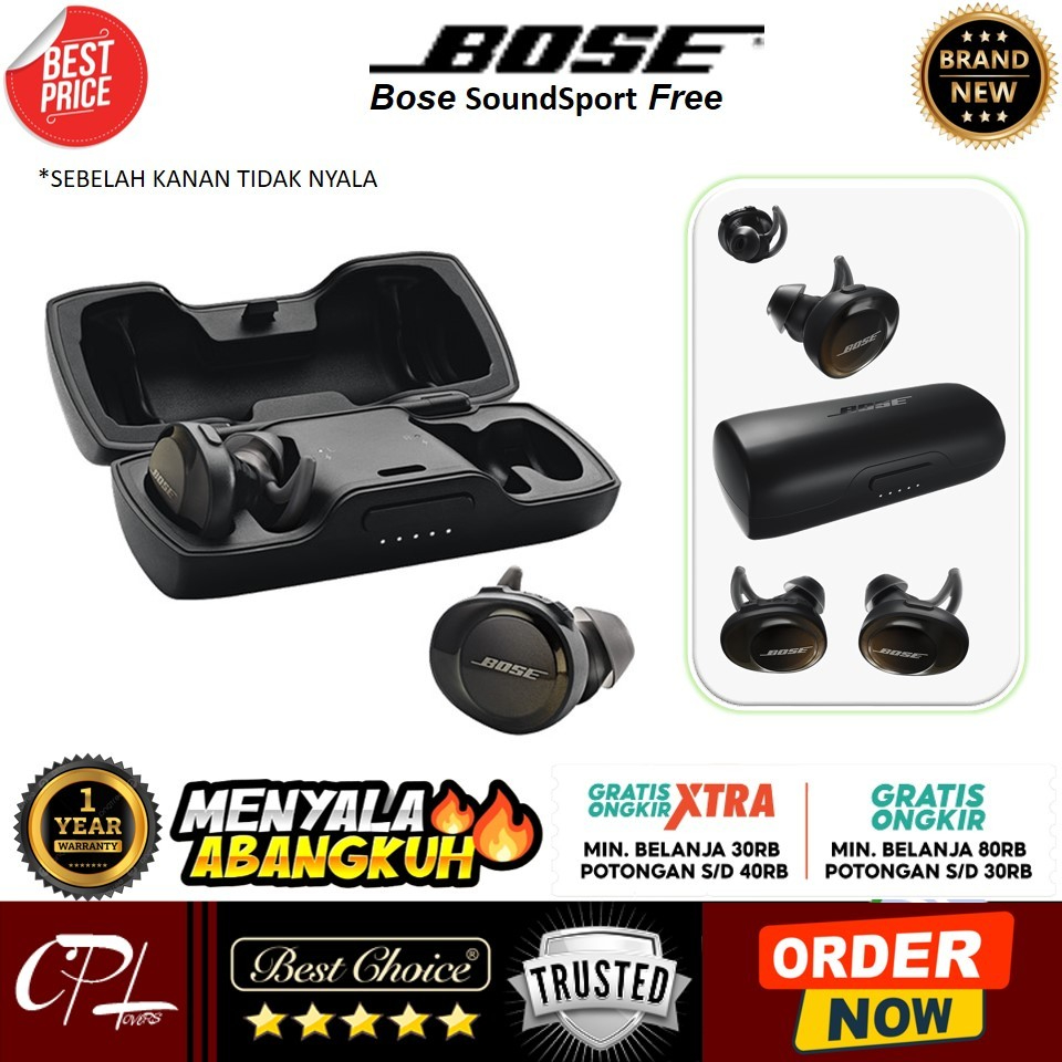 Bose SoundSport Free True Wireless Earbuds