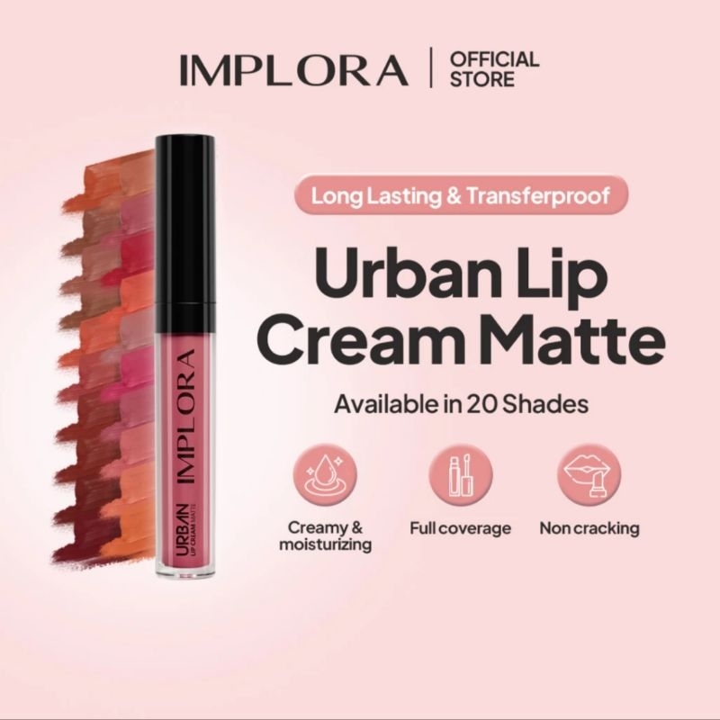 Rst - Implora Lipcream Matte | Lipstik Implora | Implora Lipstik Matte Original | Implora Urban Lipc