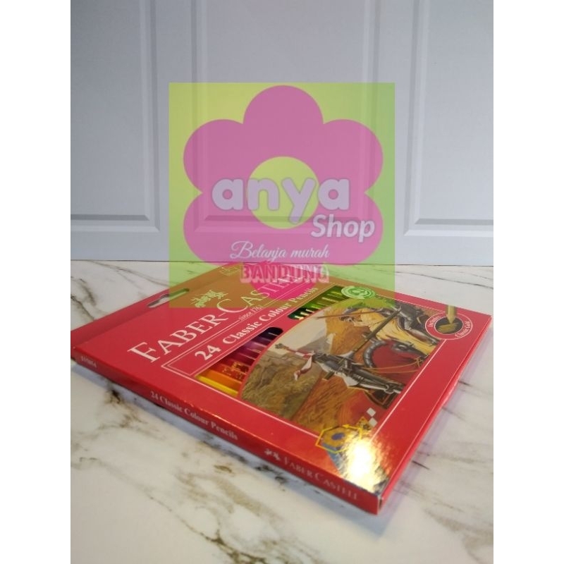 

Pensil warna Faber Castell 24 warna