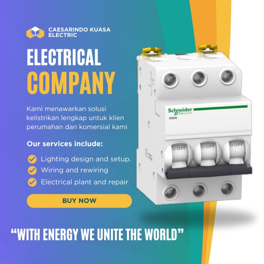 MCB 10AMPER 3PAS SNEIDER IK60N 10AMPERE 3PHASE 10A 3P 3POLE SCHNEIDER