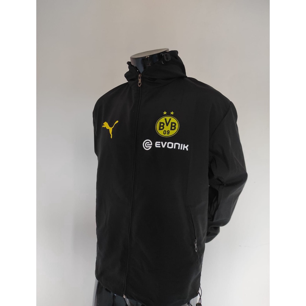 KODE J14E JAKET PARASUT WATERPROOF TRAINING BORUSSIA DORTMUND
